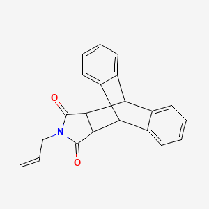 molecular formula C21H17NO2 B5064097 17-allyl-17-azapentacyclo[6.6.5.0~2,7~.0~9,14~.0~15,19~]nonadeca-2,4,6,9,11,13-hexaene-16,18-dione 