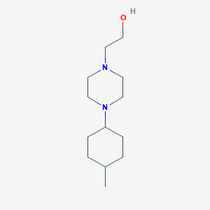 molecular formula C13H26N2O B5064141 2-[4-(4-methylcyclohexyl)-1-piperazinyl]ethanol 