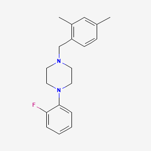 molecular formula C19H23FN2 B5064162 1-(2,4-dimethylbenzyl)-4-(2-fluorophenyl)piperazine 
