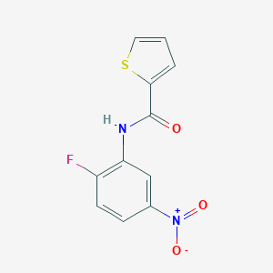 molecular formula C11H7FN2O3S B506420 N-(2-Fluoro-5-nitrophenyl)-2-thiophenecarboxamide CAS No. 316152-27-9