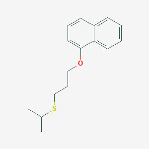 molecular formula C16H20OS B5064259 1-[3-(isopropylthio)propoxy]naphthalene 