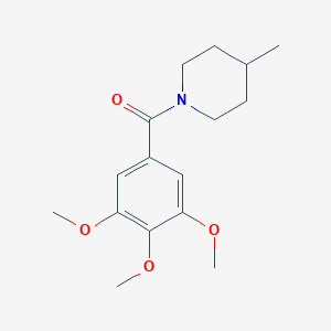 molecular formula C16H23NO4 B506427 4-Methyl-1-(3,4,5-trimethoxybenzoyl)piperidine CAS No. 356529-32-3