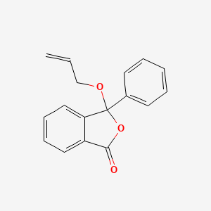 molecular formula C17H14O3 B5064467 3-(allyloxy)-3-phenyl-2-benzofuran-1(3H)-one 