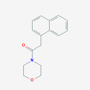 molecular formula C16H17NO2 B5064499 4-(1-naphthylacetyl)morpholine 