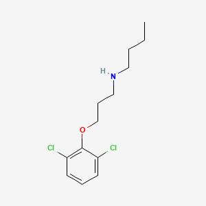 molecular formula C13H19Cl2NO B5064553 N-[3-(2,6-dichlorophenoxy)propyl]-1-butanamine 