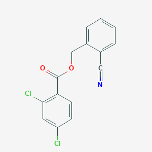 molecular formula C15H9Cl2NO2 B5064569 2-cyanobenzyl 2,4-dichlorobenzoate 