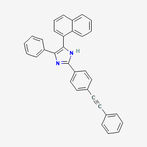5-(1-naphthyl)-4-phenyl-2-[4-(phenylethynyl)phenyl]-1H-imidazole