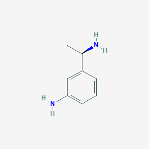 molecular formula C8H12N2 B506474 (R)-3-(1-氨基乙基)苯胺 CAS No. 1202057-39-3