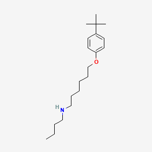 molecular formula C20H35NO B5064761 N-butyl-6-(4-tert-butylphenoxy)-1-hexanamine 
