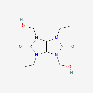 molecular formula C10H18N4O4 B5064780 1,4-diethyl-3,6-bis(hydroxymethyl)tetrahydroimidazo[4,5-d]imidazole-2,5(1H,3H)-dione 
