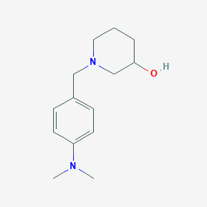 molecular formula C14H22N2O B5064826 1-[4-(dimethylamino)benzyl]-3-piperidinol 