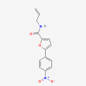 molecular formula C14H12N2O4 B5064941 N-allyl-5-(4-nitrophenyl)-2-furamide 