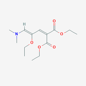 molecular formula C14H23NO5 B5065013 diethyl [3-(dimethylamino)-2-ethoxy-2-propen-1-ylidene]malonate 