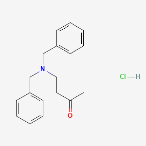 molecular formula C18H22ClNO B5065034 4-(dibenzylamino)-2-butanone hydrochloride 