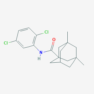 molecular formula C19H23Cl2NO B5065097 N-(2,5-dichlorophenyl)-3,5-dimethyladamantane-1-carboxamide 