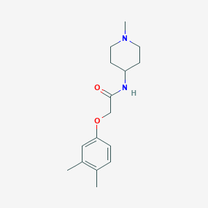 2-(3,4-dimethylphenoxy)-N-(1-methyl-4-piperidinyl)acetamide