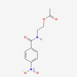 2-[(4-nitrobenzoyl)amino]ethyl acetate