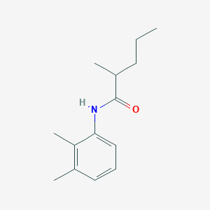 molecular formula C14H21NO B5065261 N-(2,3-dimethylphenyl)-2-methylpentanamide 