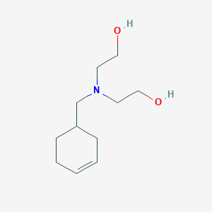 molecular formula C11H21NO2 B5065394 2,2'-[(3-cyclohexen-1-ylmethyl)imino]diethanol 