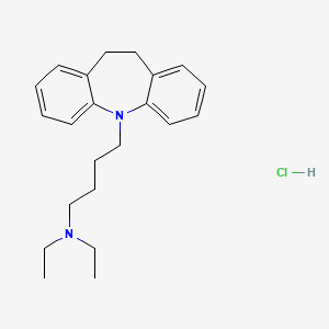 molecular formula C22H31ClN2 B5065562 [4-(10,11-dihydro-5H-dibenzo[b,f]azepin-5-yl)butyl]diethylamine hydrochloride 
