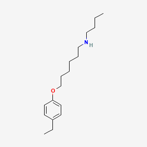 molecular formula C18H31NO B5065715 N-butyl-6-(4-ethylphenoxy)-1-hexanamine 