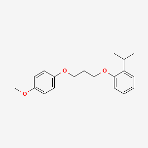 molecular formula C19H24O3 B5065723 1-isopropyl-2-[3-(4-methoxyphenoxy)propoxy]benzene 
