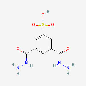 molecular formula C8H10N4O5S B5065781 3,5-bis(hydrazinocarbonyl)benzenesulfonic acid CAS No. 56767-62-5