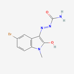 molecular formula C10H9BrN4O2 B5065798 5-bromo-1-methyl-1H-indole-2,3-dione 3-semicarbazone 