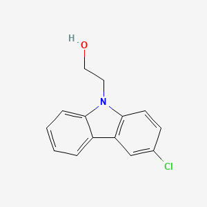 molecular formula C14H12ClNO B5065901 2-(3-chloro-9H-carbazol-9-yl)ethanol CAS No. 7555-98-8