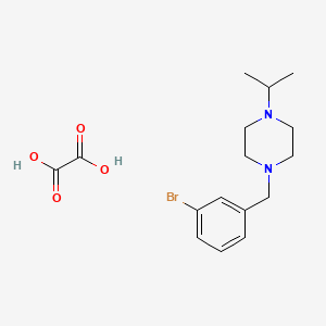 molecular formula C16H23BrN2O4 B5066020 1-(3-bromobenzyl)-4-isopropylpiperazine oxalate 