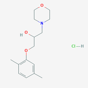 molecular formula C15H24ClNO3 B5066025 1-(2,5-dimethylphenoxy)-3-(4-morpholinyl)-2-propanol hydrochloride 