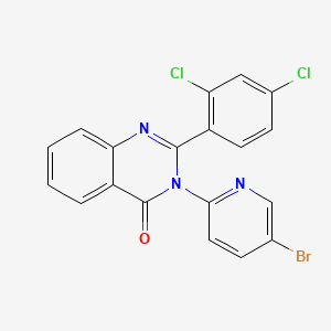 3-(5-BROMO-2-PYRIDYL)-2-(2,4-DICHLOROPHENYL)-4(3H)-QUINAZOLINONE