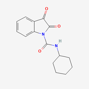 N-cyclohexyl-2,3-dioxo-1-indolinecarboxamide