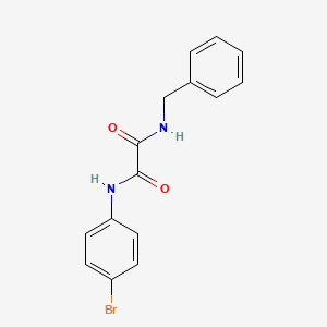 molecular formula C15H13BrN2O2 B5066281 N-benzyl-N'-(4-bromophenyl)ethanediamide 
