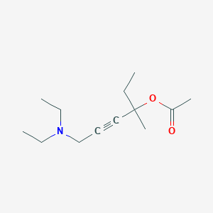 4-(diethylamino)-1-ethyl-1-methyl-2-butyn-1-yl acetate