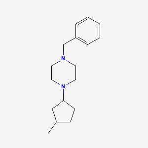 molecular formula C17H26N2 B5066361 1-benzyl-4-(3-methylcyclopentyl)piperazine 