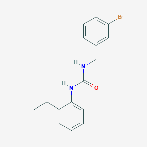 molecular formula C16H17BrN2O B5066490 N-(3-bromobenzyl)-N'-(2-ethylphenyl)urea 