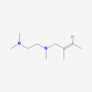 molecular formula C10H22N2 B5066536 N,N,N'-trimethyl-N'-(2-methyl-2-buten-1-yl)-1,2-ethanediamine 