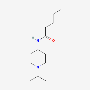 N-(1-isopropyl-4-piperidinyl)pentanamide