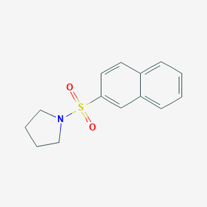 molecular formula C14H15NO2S B506660 1-Naphthalen-2-ylsulfonylpyrrolidine CAS No. 111659-88-2