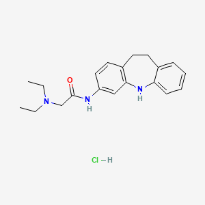 N~1~-(10,11-dihydro-5H-dibenzo[b,f]azepin-3-yl)-N~2~,N~2~-diethylglycinamide hydrochloride