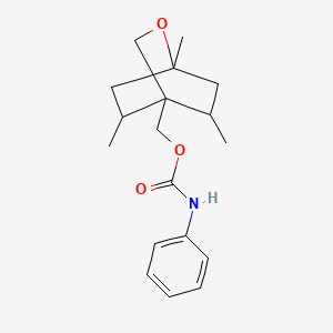 (1,5,8-trimethyl-2-oxabicyclo[2.2.2]oct-4-yl)methyl phenylcarbamate