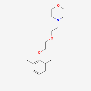 molecular formula C17H27NO3 B5066867 4-{2-[2-(mesityloxy)ethoxy]ethyl}morpholine 