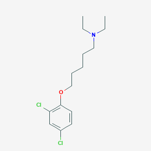 molecular formula C15H23Cl2NO B5066978 5-(2,4-dichlorophenoxy)-N,N-diethyl-1-pentanamine 