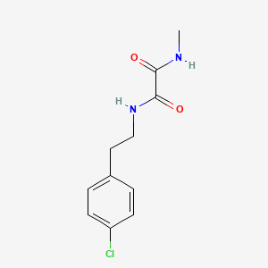 molecular formula C11H13ClN2O2 B5067092 N-[2-(4-chlorophenyl)ethyl]-N'-methylethanediamide 