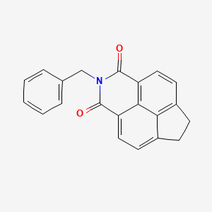 molecular formula C21H15NO2 B5067346 2-benzyl-6,7-dihydro-1H-indeno[6,7,1-def]isoquinoline-1,3(2H)-dione 
