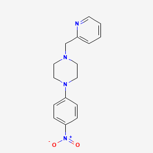 1-(4-nitrophenyl)-4-(2-pyridinylmethyl)piperazine