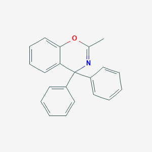 molecular formula C21H17NO B5067571 2-methyl-4,4-diphenyl-4H-1,3-benzoxazine 