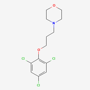 molecular formula C13H16Cl3NO2 B5067578 4-[3-(2,4,6-trichlorophenoxy)propyl]morpholine 