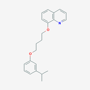 8-[4-(3-isopropylphenoxy)butoxy]quinoline